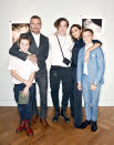 <p>David and Victoria Beckham were super proud of their eldest son, Brooklyn, as he unveiled his photography book, <i>What I See</i>, in London. His brothers, Cruz and Romeo, were also there to cheer him on. (Photo: Nick Harvey/REX/Shutterstock) </p>
