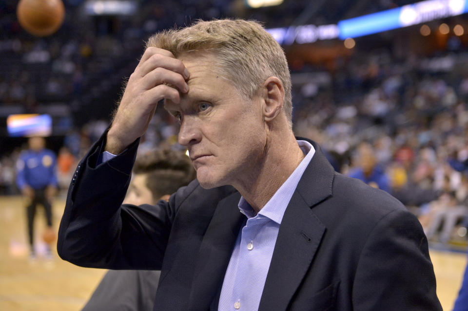 Steve Kerr gave us a lot to think about. (AP)