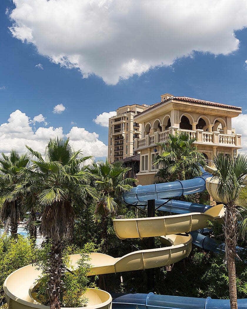 Part of the water park at the Four Seasons Resort Orlando.