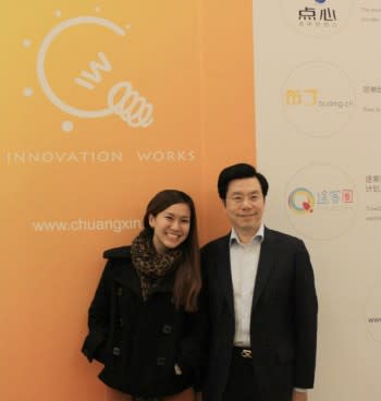 Kaifu Lee and I at TechCrunch Disrupt Beijing 2011