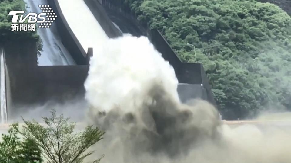 近日豪雨對水庫挹注十分有效。（圖／TVBS）