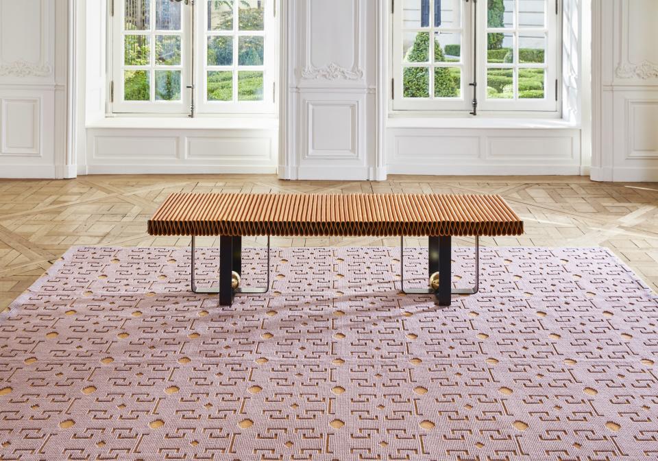 A carpet design by Barnes for La Manufacture Cogolin.