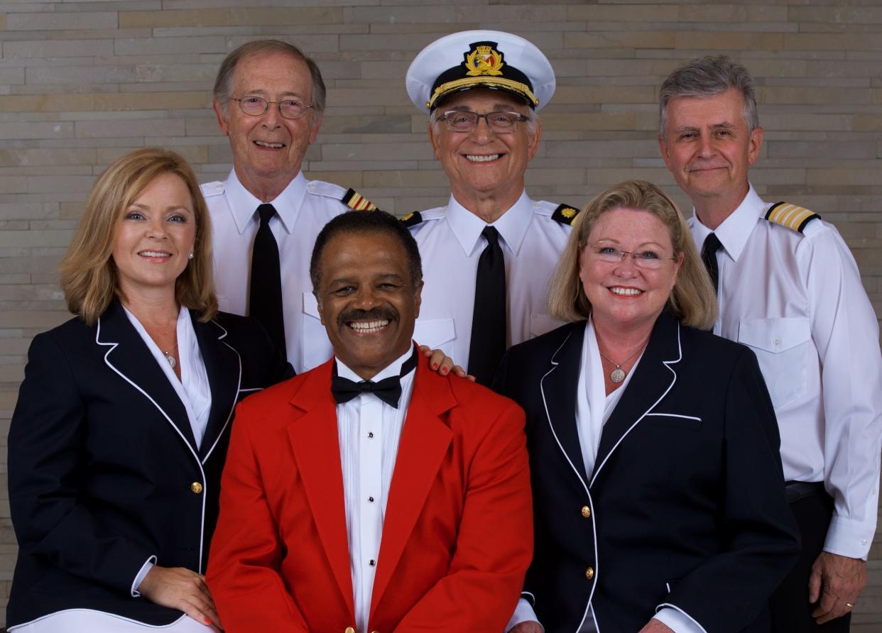 The "Love Boat" cast are considered the Godparents of the Regal Princess, according to Princess Cruises.