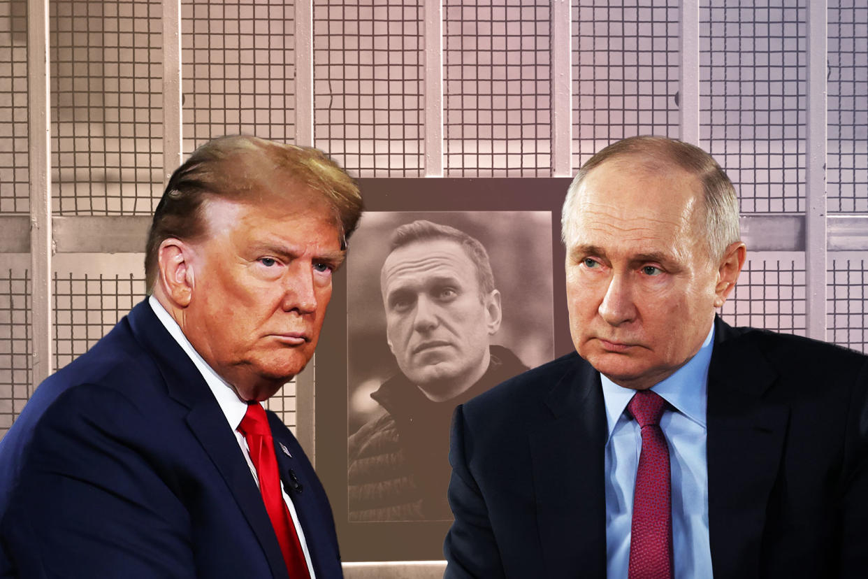 Donald Trump; Vladimir Putin; Alexei Navalny Photo illustration by Salon/Getty Images