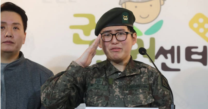 韓國前陸軍副士官卞熙秀。（圖／翻攝自推特@yonhaptweet）