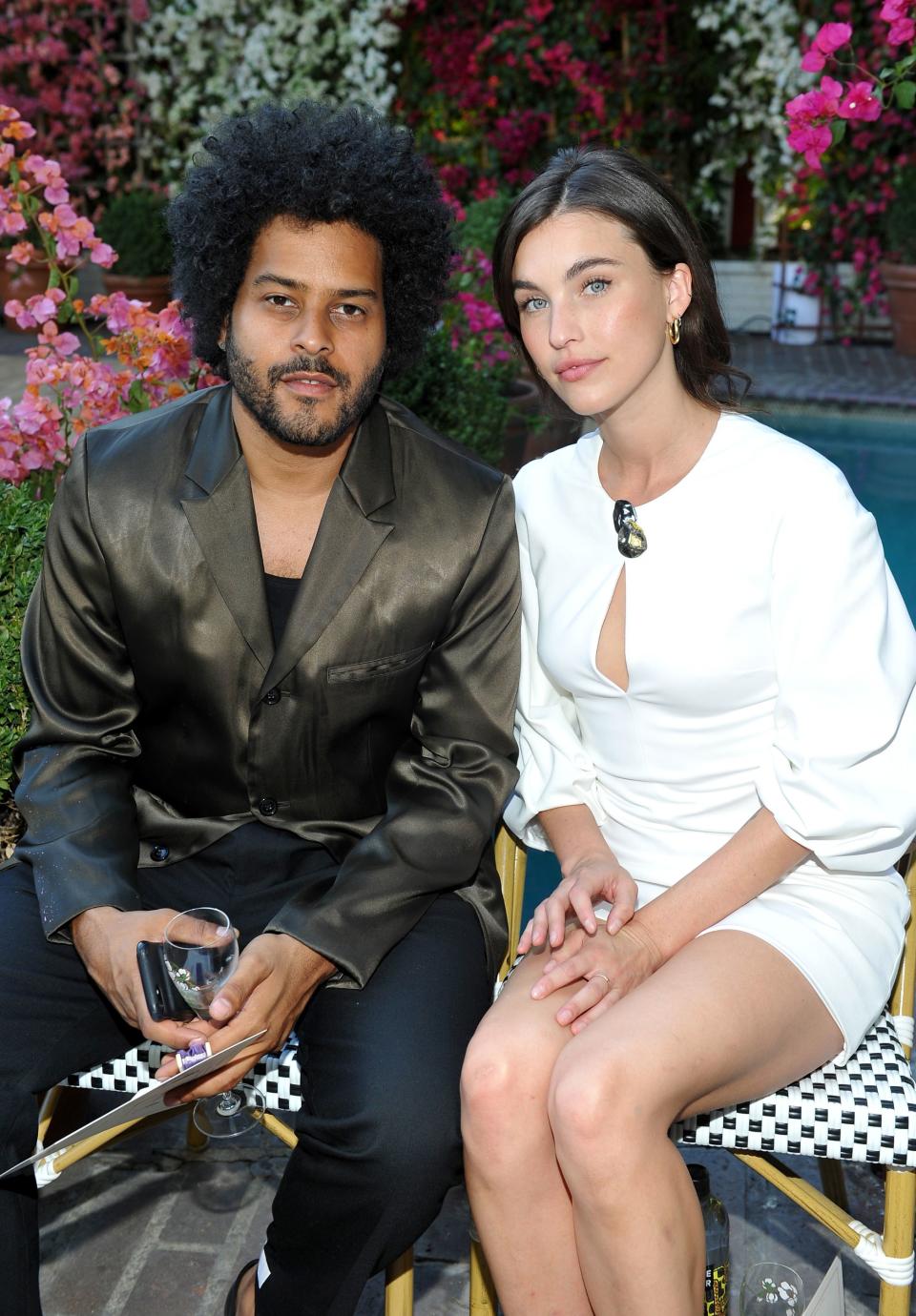 Twin Shadow and Rainey Qualley in Cushnie et Ochs