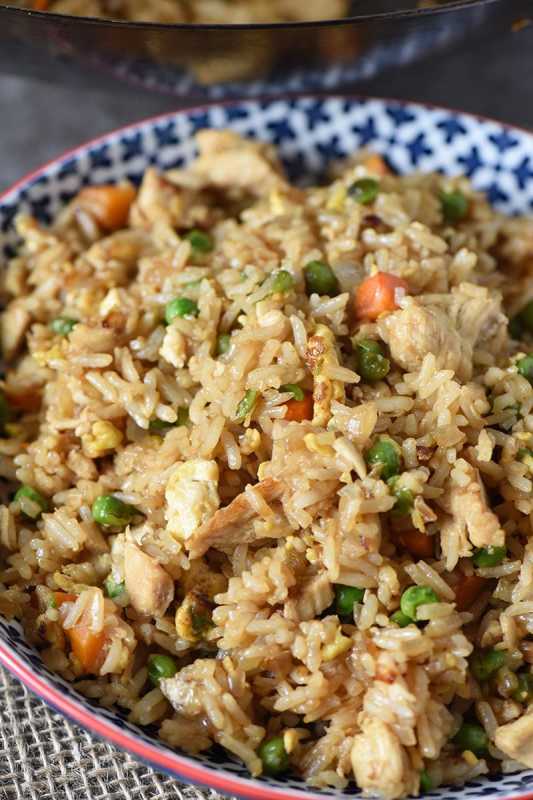 <p>Adventures of Mel</p><p>How to make the most delicious homemade chicken fried rice. Quick and easy stir-fry dinner recipe that's so much better than takeout!</p><p><strong>Get the recipe: <a href="https://adventuresofmel.com/chicken-fried-rice/" rel="nofollow noopener" target="_blank" data-ylk="slk:Quick and Easy Chicken Fried Rice;elm:context_link;itc:0;sec:content-canvas" class="link rapid-noclick-resp">Quick and Easy Chicken Fried Rice</a></strong></p>