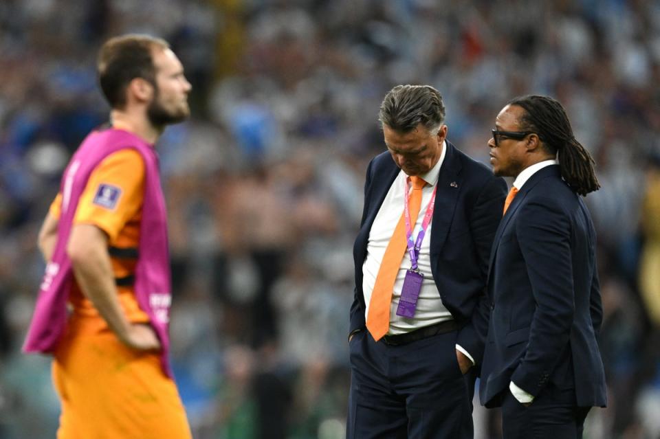 Louis van Gaal’s World Cup journey is over after defeat to Argentina (Getty Images)