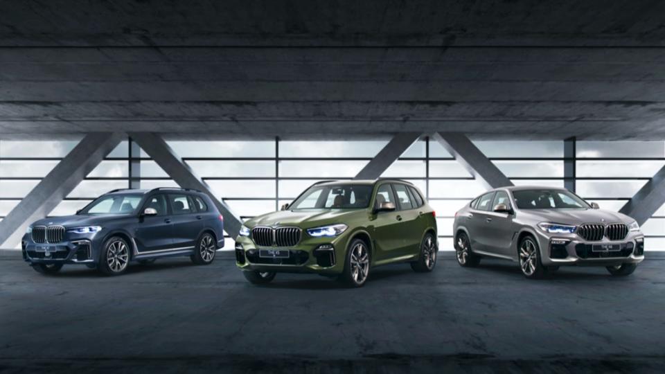 BMW總代理汎德公司特別導入各限量15部的X5 M50i、X6 M50i Individual Edition以及全新BMW X7 M50i。(圖片來源/ BMW)