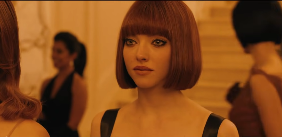 Close-up of Amanda Seyfried as Sylvia