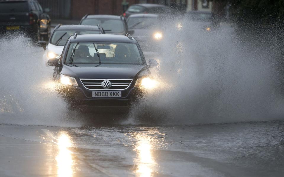 It's important to be able to judge the depth of the water - and be considerate of other drivers