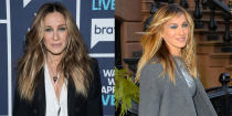 <p>Everyone's favourite noughties hair trend, the flyaway side fringe (hello Rachel Green final series of <em>Friends</em>) is finally back courtesy of our forever style icon, Sarah Jessica Parker. The <em>SATC </em>actress debuted her new golden blonde colour and layered side-swept fringe stepping out in New York yesterday.</p>