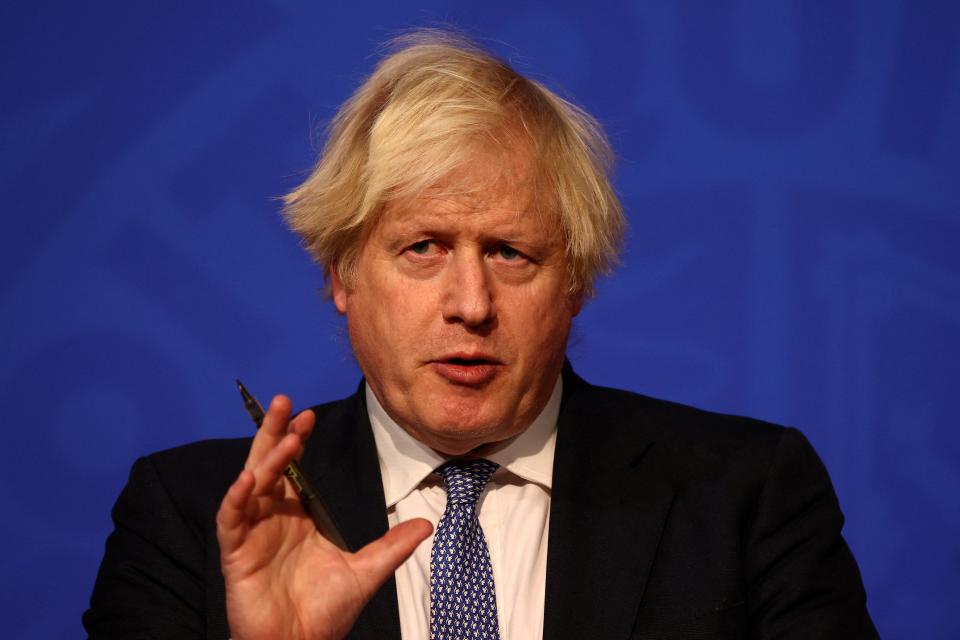 British Prime Minister Boris Johnson