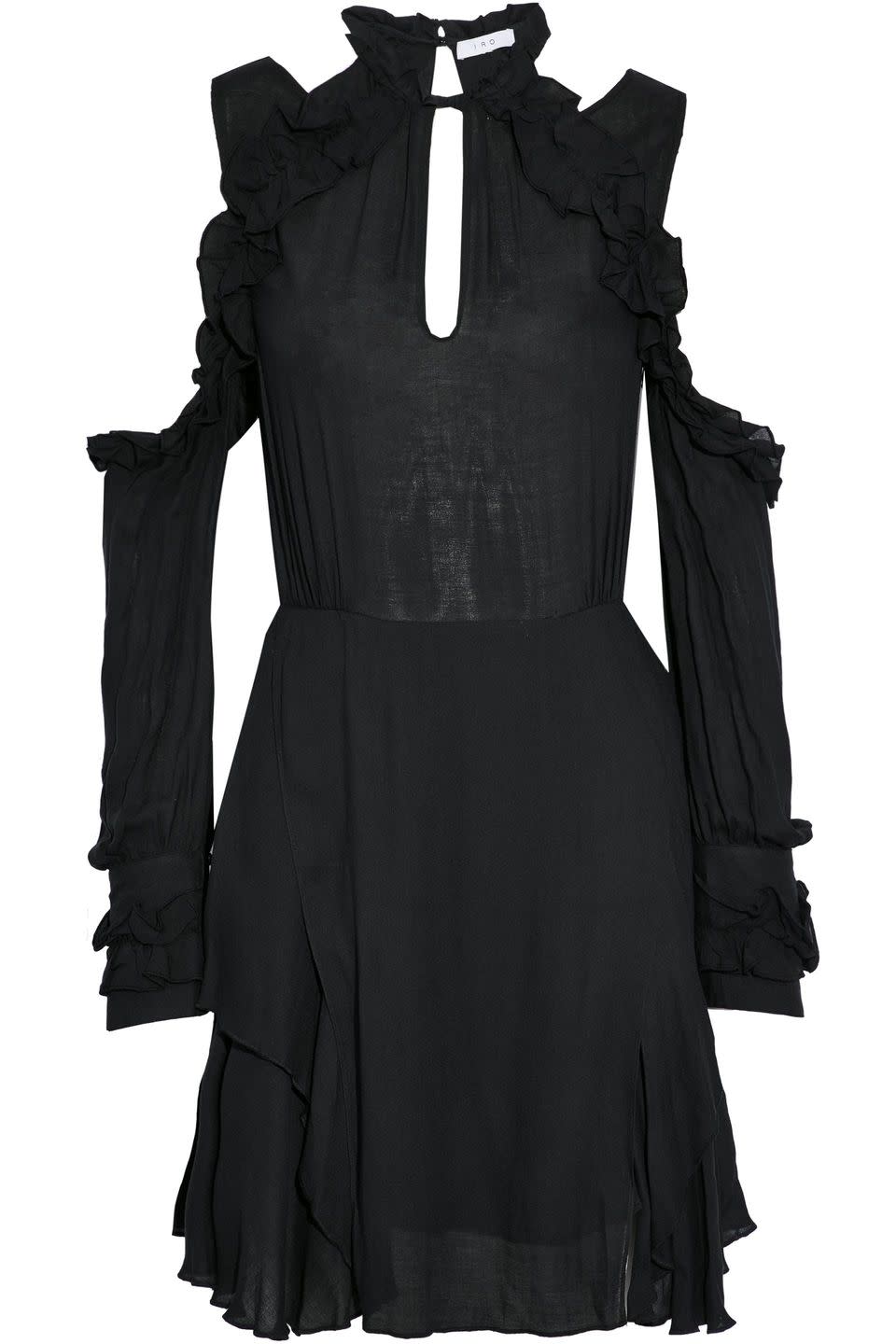 Iro Ruffled Cold-Shoulder Dress - £38, was £255