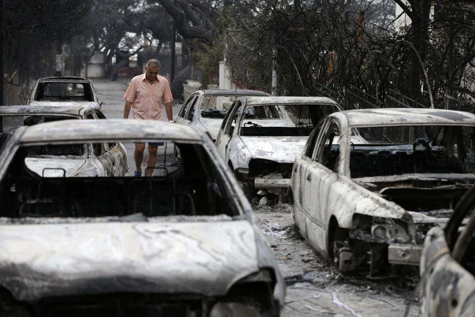 Greece wildfires