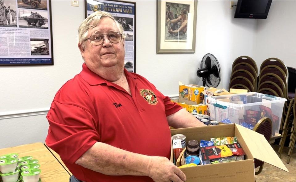 "It's a morale booster," said Tim Deem, a U.S. Marine veteran of VFW Post 3282 in Port Orange. "Anything, no matter how small, even the mail, When the troops got the mail, everybody was happy."