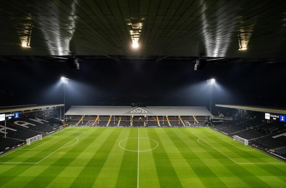 Fulham prepare to host Tottenham Hotspur this evening (PA)