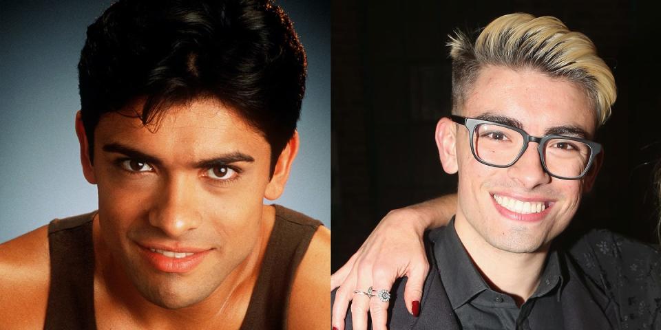 Mark Consuelos and Michael Consuelos in Their Early 20s