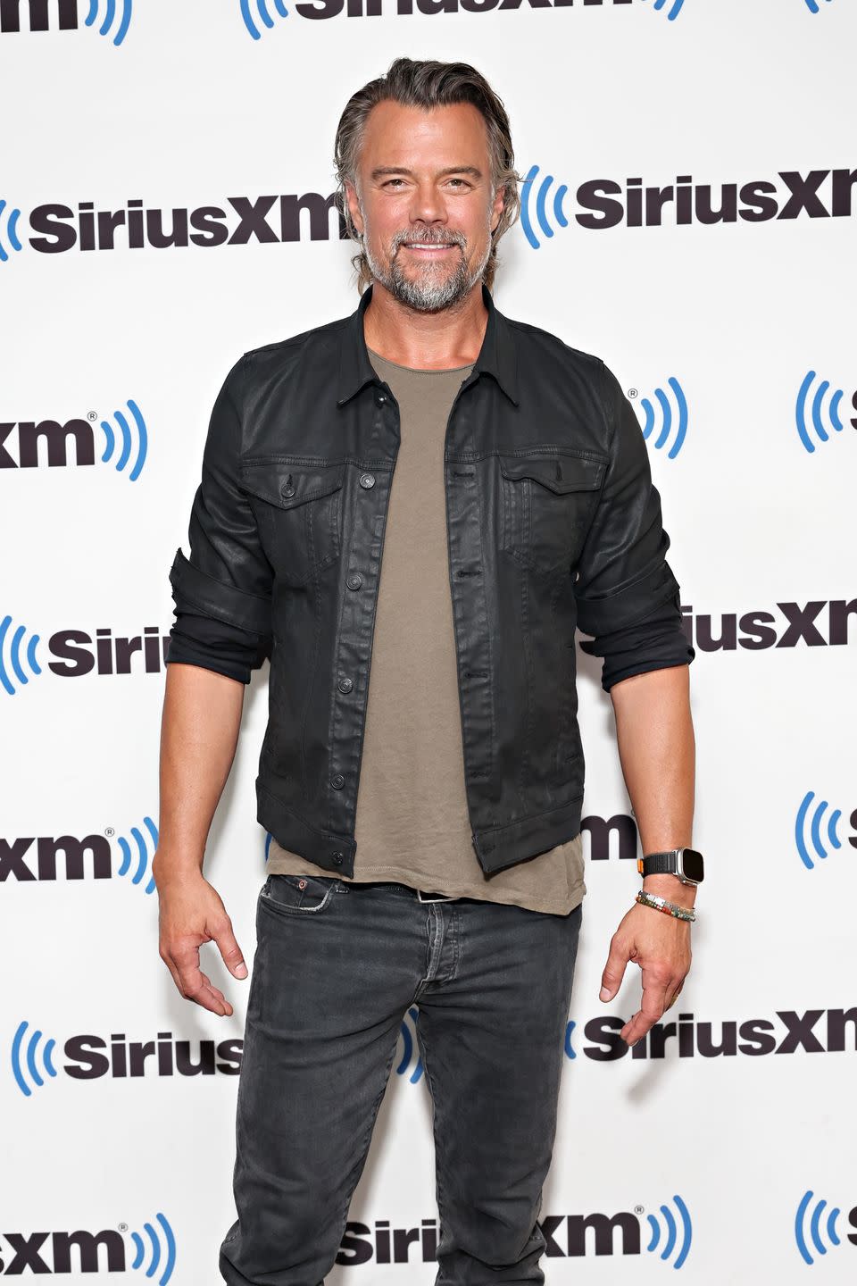 josh duhamel visits the siriusxm studios in new york city