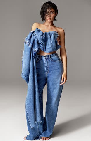 <p>Courtesy of KHY</p> Kylie Jenner in denim from Khy Drop 005