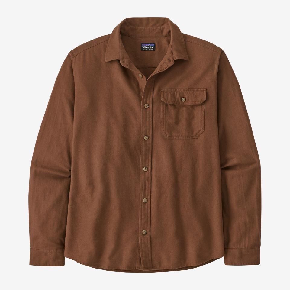 <p><a href="https://go.redirectingat.com?id=74968X1596630&url=https%3A%2F%2Fwww.patagonia.com%2Fproduct%2Fmens-long-sleeved-cotton-in-conversion-lightweight-fjord-flannel-shirt%2F42410.html&sref=https%3A%2F%2F" rel="nofollow noopener" target="_blank" data-ylk="slk:Shop Now;elm:context_link;itc:0;sec:content-canvas" class="link ">Shop Now</a></p><p>Cotton Flannel Shirt</p><p>patagonia.com</p><p>$52.99</p>