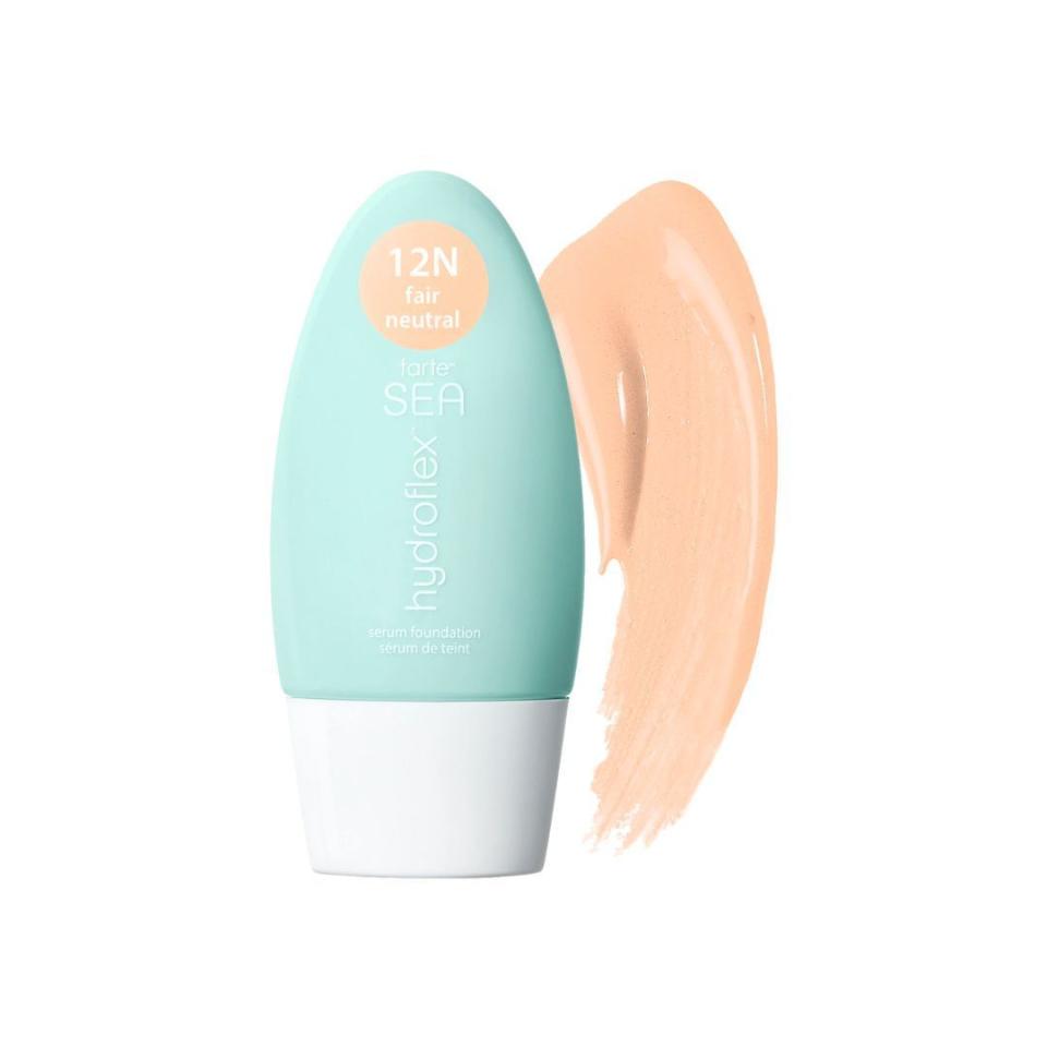 <p><a href="https://go.redirectingat.com?id=74968X1596630&url=https%3A%2F%2Fwww.sephora.com%2Fproduct%2Ftarte-mini-sea-hydroflex-trade-serum-foundation-P473001&sref=https%3A%2F%2F" rel="nofollow noopener" target="_blank" data-ylk="slk:Shop Now;elm:context_link;itc:0" class="link ">Shop Now</a></p><p>tarte Mini SEA Hydroflex™ Serum Foundation 53S deep sand 0.33 oz/ 10 mL</p><p>sephora.com</p><p>$15.00</p>