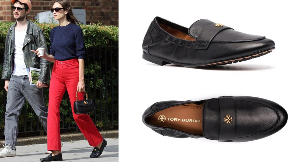 Alexa Chung-inspired Tory Burch Ballet Loafer (Photos via Getty Images and Farfetch)