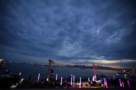 General view ot the Nikki beach on the Croisette where the party for the film "Welcome to New York" directed by Abel Ferrara will take place during the 67th Cannes Film Festival in Cannes May 17, 2014. REUTERS/Eric Gaillard