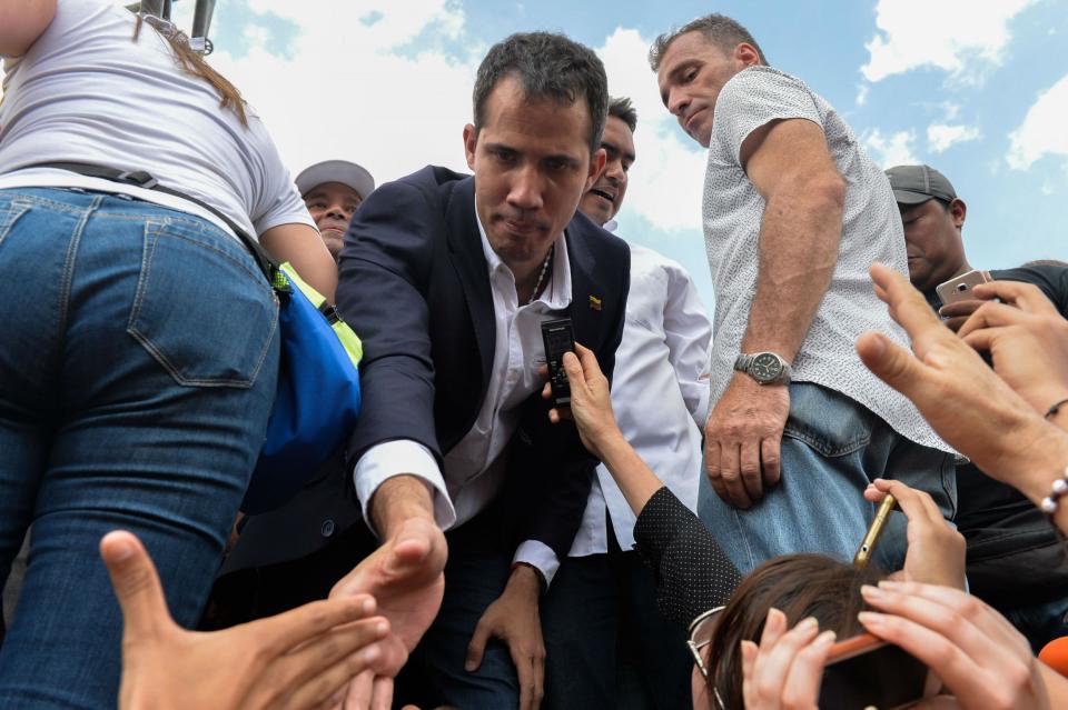 Juan Guaido: Opposition leader tells supporters ‘we are going to celebrate’ after returning to Venezuela