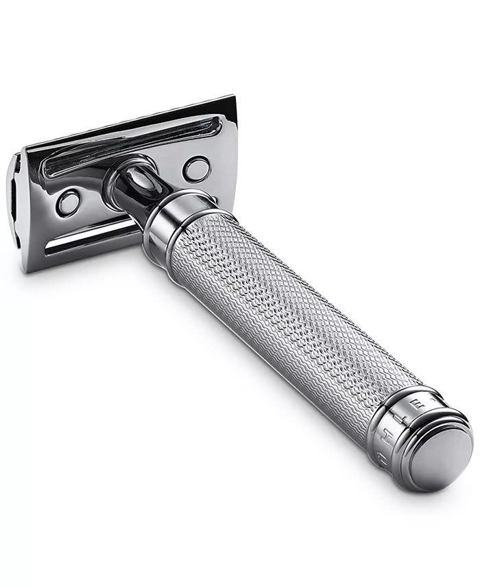 <p><strong>Art of Shaving</strong></p><p>macys.com</p><p><strong>$40.00</strong></p><p>Here's a razor that will impress time and time again. It blends classic design with nice safety features and a rust-proof build. A disposable razor just doesn't cut it in comparison. </p><p><em><strong>Read more:</strong> <a href="https://www.menshealth.com/grooming/g35338300/top-razors-for-men/?gclid=CjwKCAjws--ZBhAXEiwAv-RNL-5hUyPCjYqU3ujc4Wg9uQRq_p3heg2wURThJA-HNzgALAtgjPE5fxoCPBEQAvD_BwE" rel="nofollow noopener" target="_blank" data-ylk="slk:Best Razors for Men;elm:context_link;itc:0;sec:content-canvas" class="link "><strong>Best Razors for Men</strong></a></em></p>