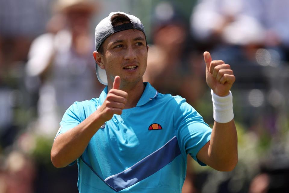 Ryan Peniston beat Ugo Humbert earlier (Getty Images)