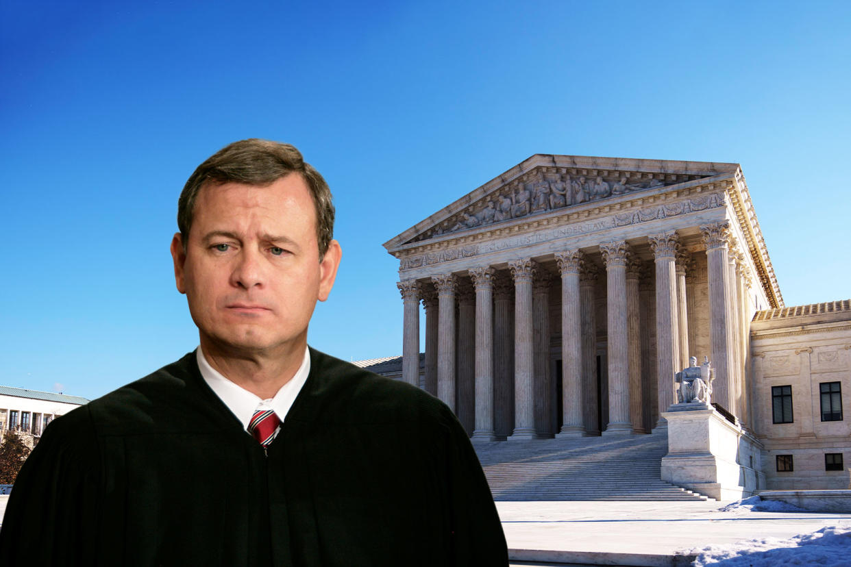 Supreme Court Justice John Roberts; SCOTUS Photo illustration by Salon/Getty Images