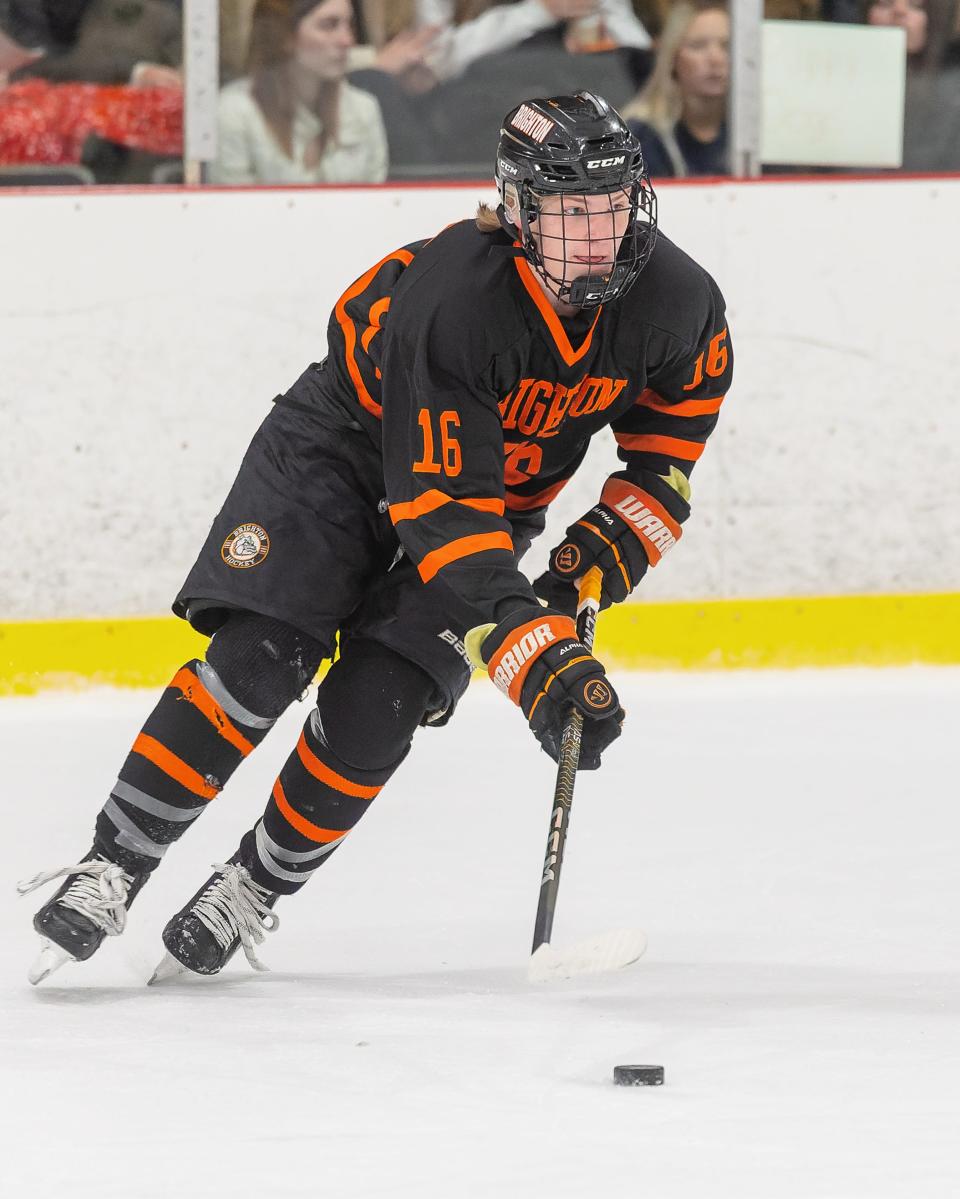Cam Duffany scored two third-period goals in a 4-2 victory over Livonia Stevenson.