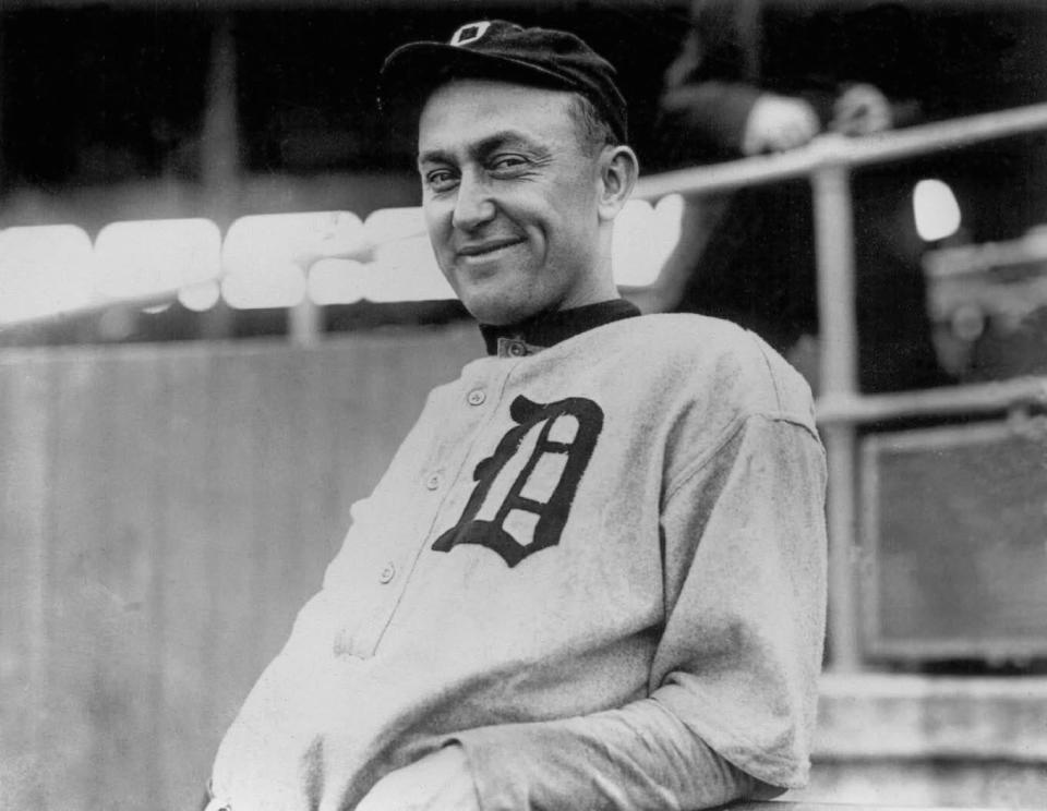 Undated photo of Detroit Tigers legend Ty Cobb