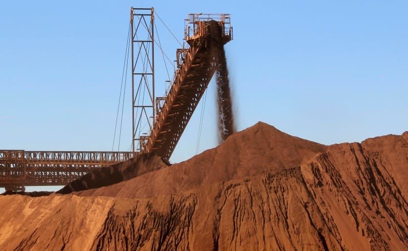 Budget blow as iron ore price falls again