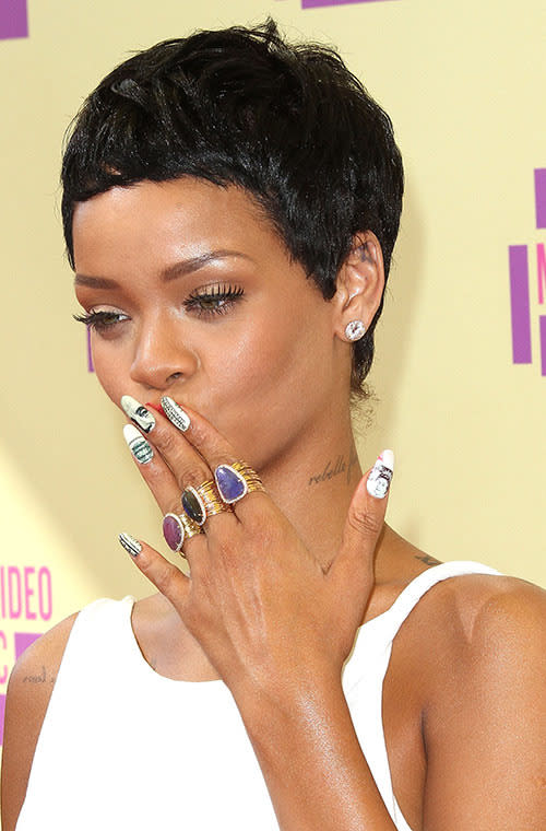 Rihanna at the MTV Video Music Awards in 2012