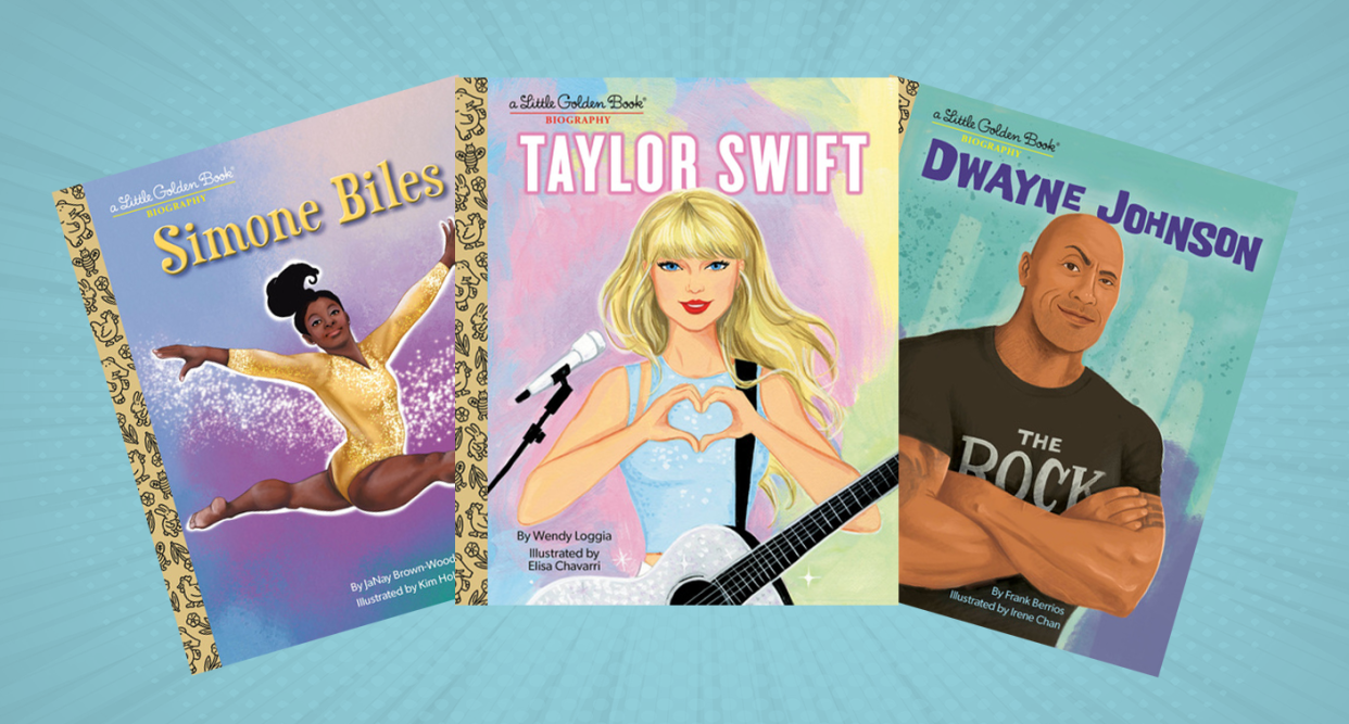 Biographies of Simone Biles, Taylor Swift and Dwayne 