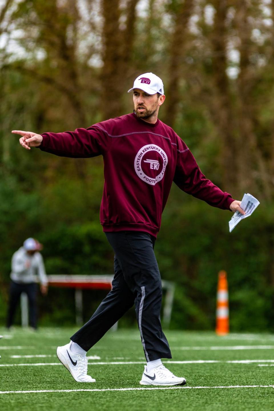 Former Kentucky starting quarterback Maxwell Smith is in his first season as the quarterbacks coach at Eastern Kentucky. Smith was the starting quarterback at UK for current head coach Mark Stoops’ first win with the Cats.