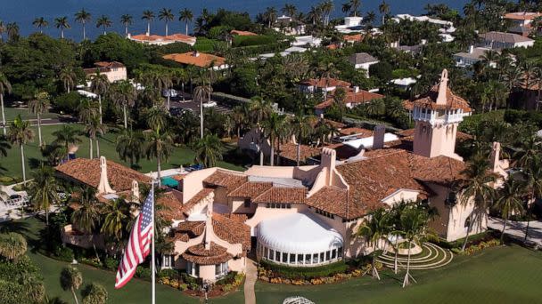 PHOTO: An aerial view of former President Donald Trump's Mar-a-Lago home in Palm Beach, Fla., Aug. 15, 2022.  (Marco Bello/Reuters, FILE)