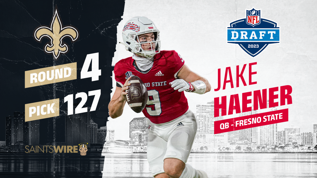 Saints see potential in fourthround 2023 NFL Draft pick QB Jake Haener