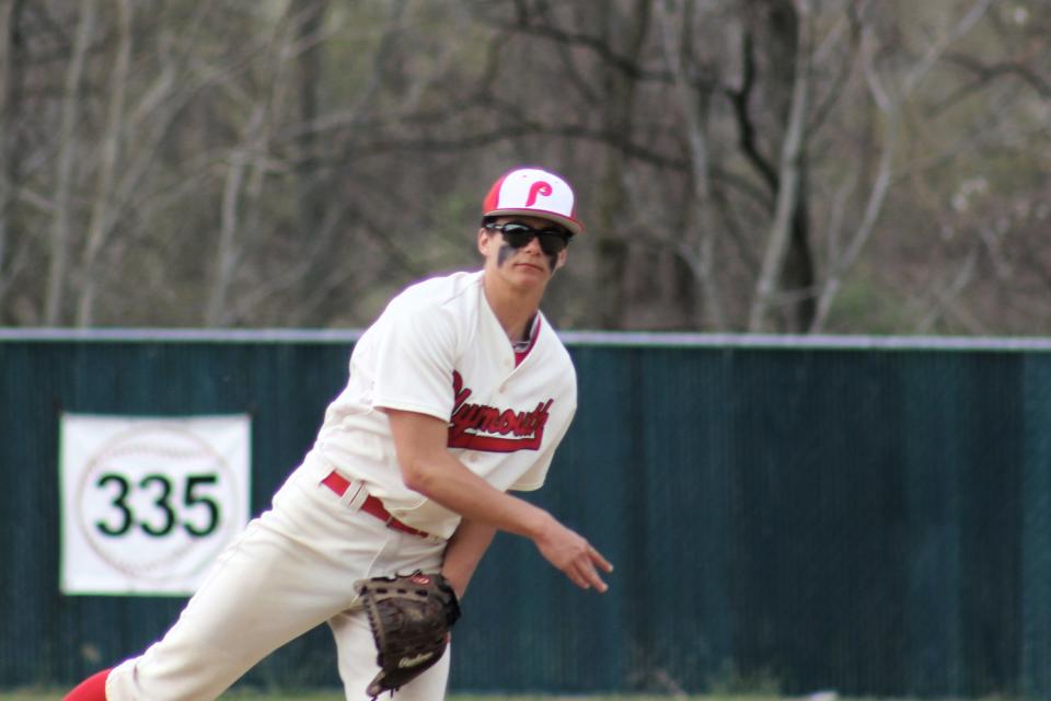 Plymouth's Canaan Slone has the Big Red hunting for a Firelands Conference championship.