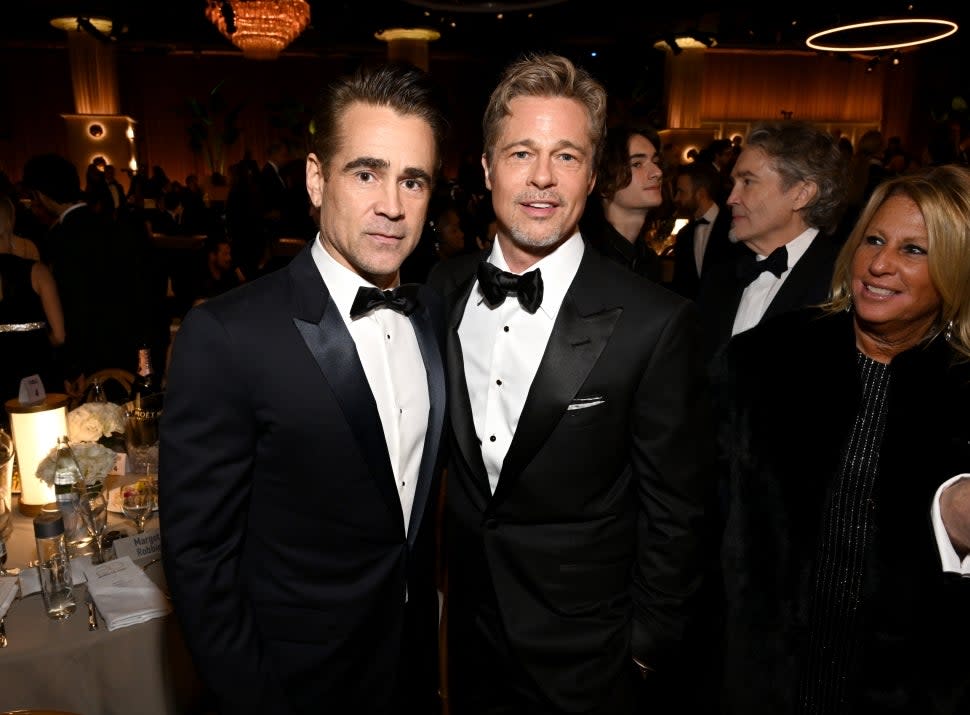 Colin Farrell and Brad Pitt