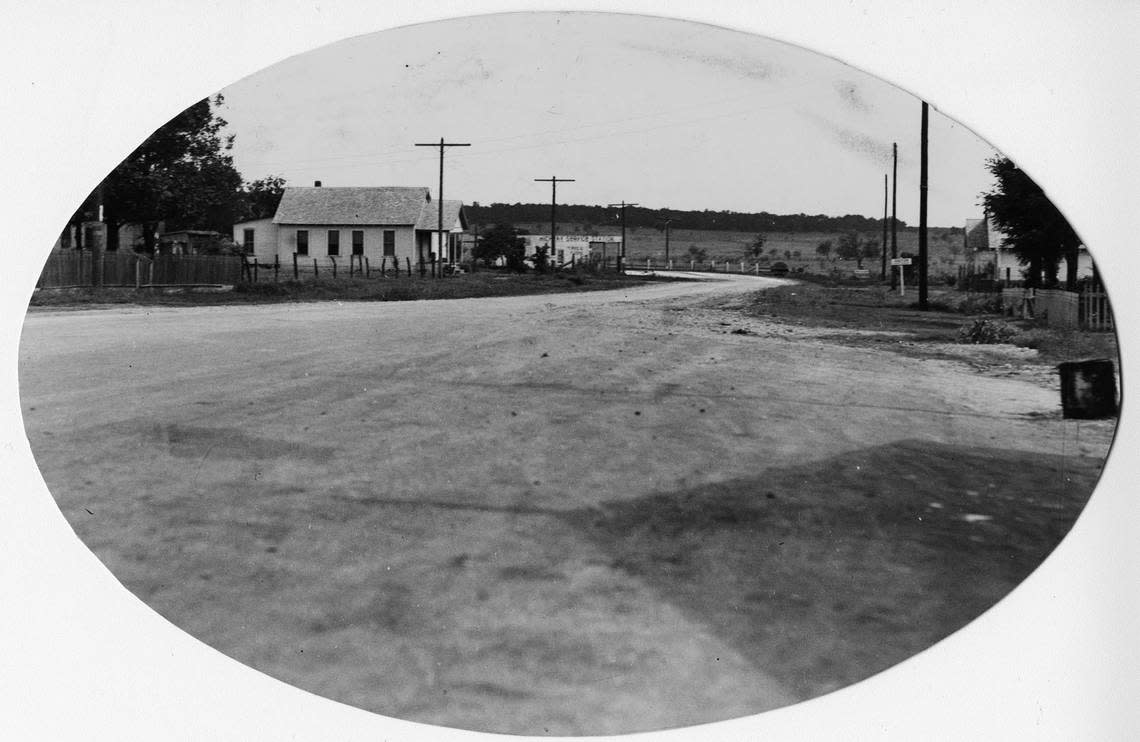 June 14, 1928: A street scene in Keller, Texas Fort Worth Star-Telegram archive/UT Arlington Special Collections