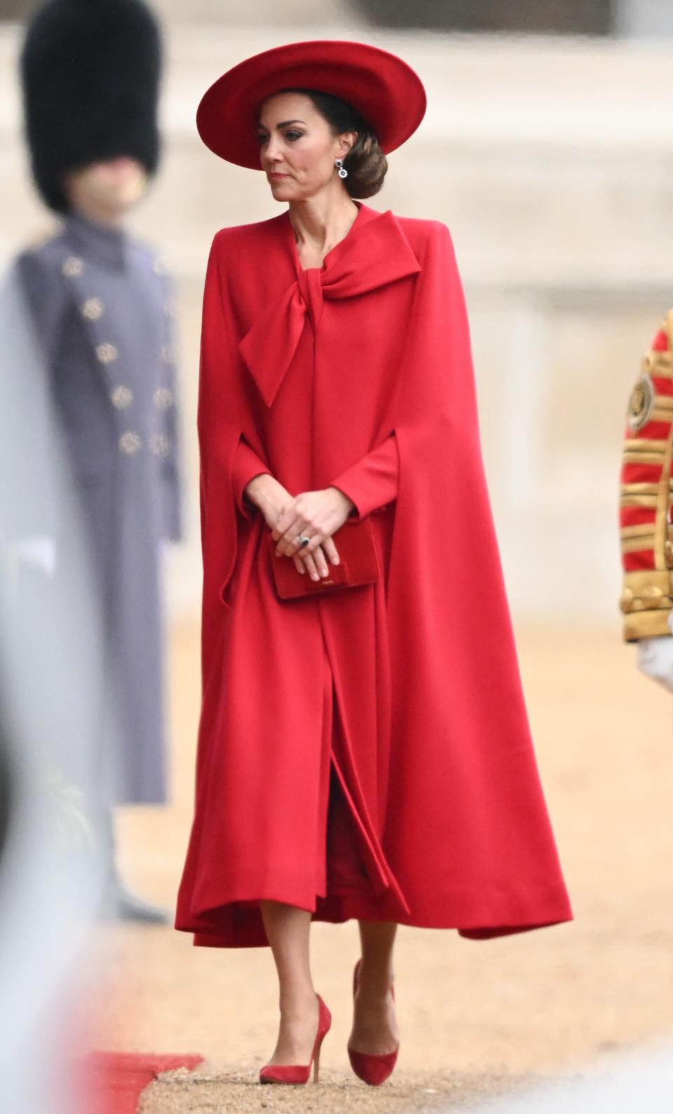 Guests arriving for Sir Bobby Charlton funeral at Manchester Cathedral on 13th November 2023 in Manchester, UK.