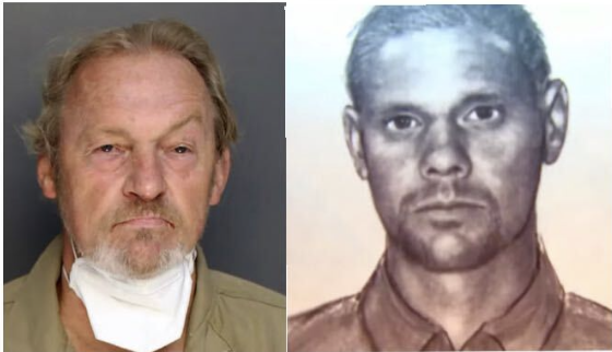 Cousin Eddie (L); Composite sketch (R) of Murdaugh’s alleged roadside attacker (13WMAZ screenshot)