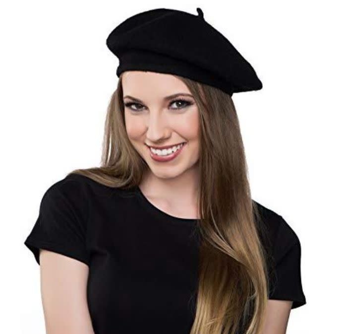 Stay warm without messing up your hair with this loose-fitting wool-blend beret. Find it for $12 on <strong><a href="https://amzn.to/2ocnBUq" target="_blank" rel="noopener noreferrer">Amazon</a></strong>.