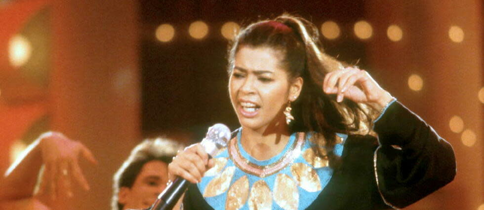 La chanteuse Irene Cara, connue pour ses moments de gloire dans les années 1980, est décédée à 63 ans.  - Credit:RON WOLFSON / MAXPPP / LANDOV/MAXPPP