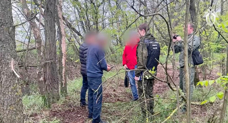 Bushland in Russia where Tatyana Mostyko and Kirill Chubkowere buried. 