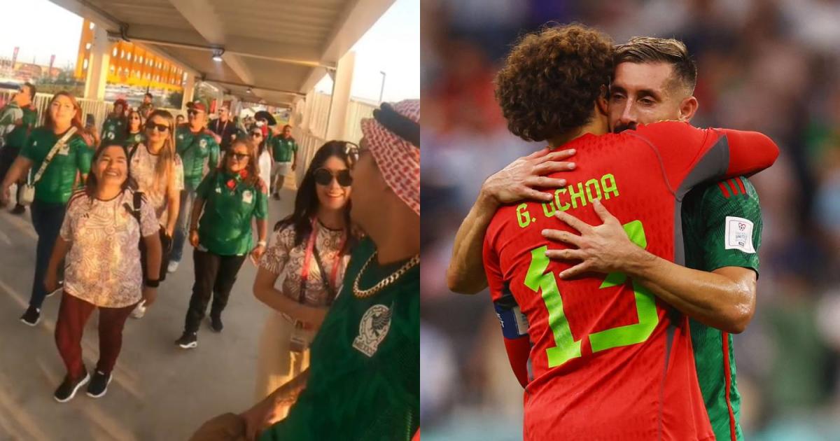 Even the formalities of the Mexico fans did not save them from losing to Argentina