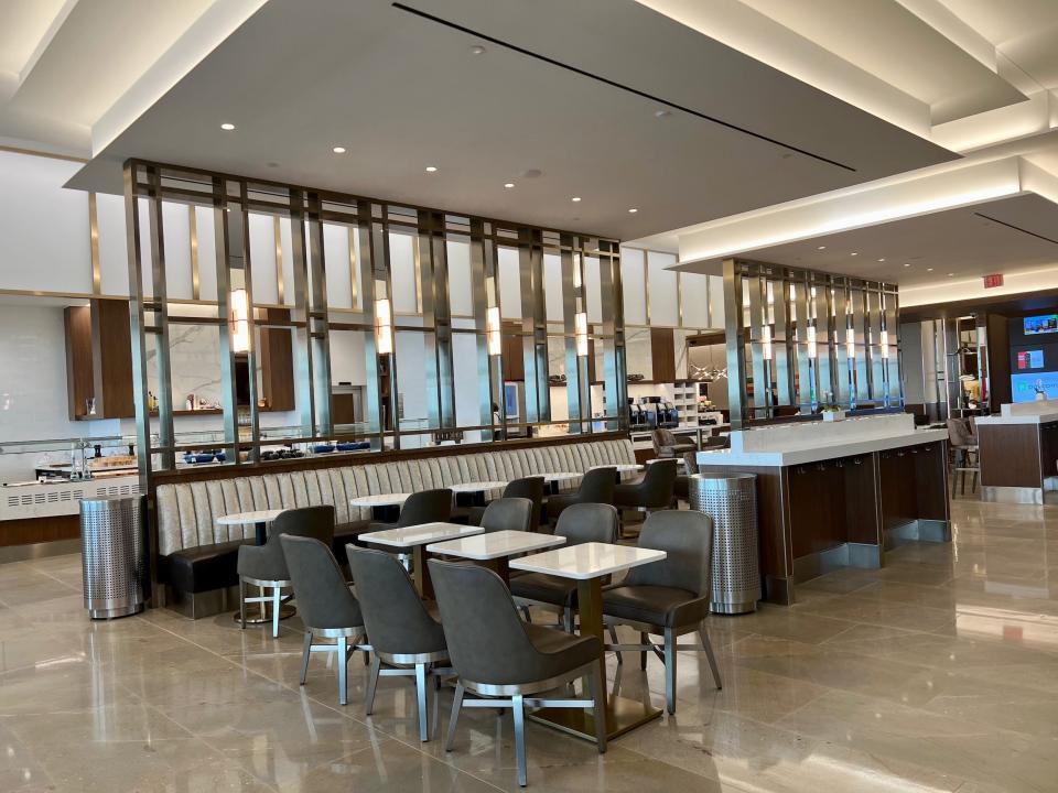 Delta's new Sky Club lounge at LaGuardia Airport.